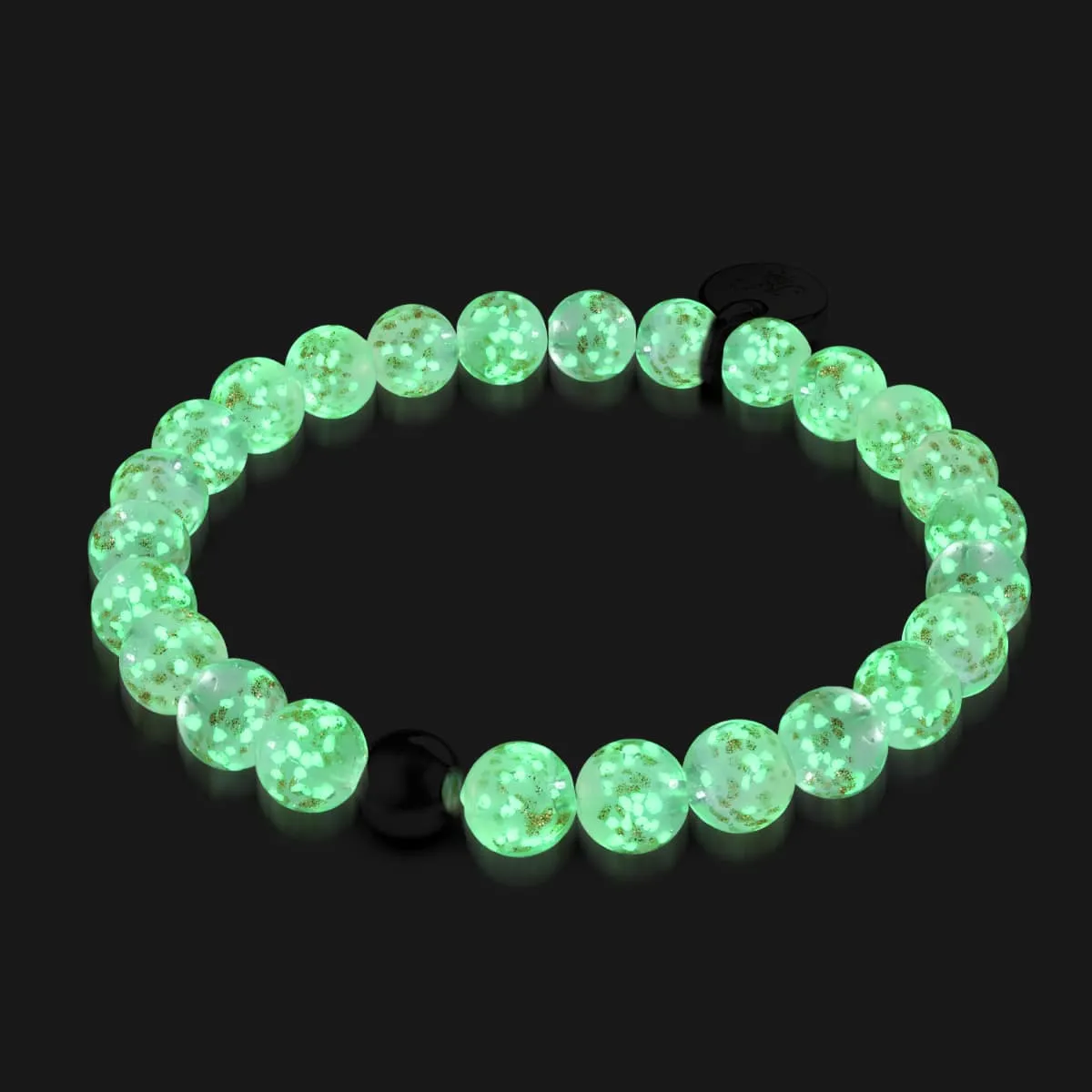 Succulent | .925 Sterling Silver | Firefly Glass Bracelet