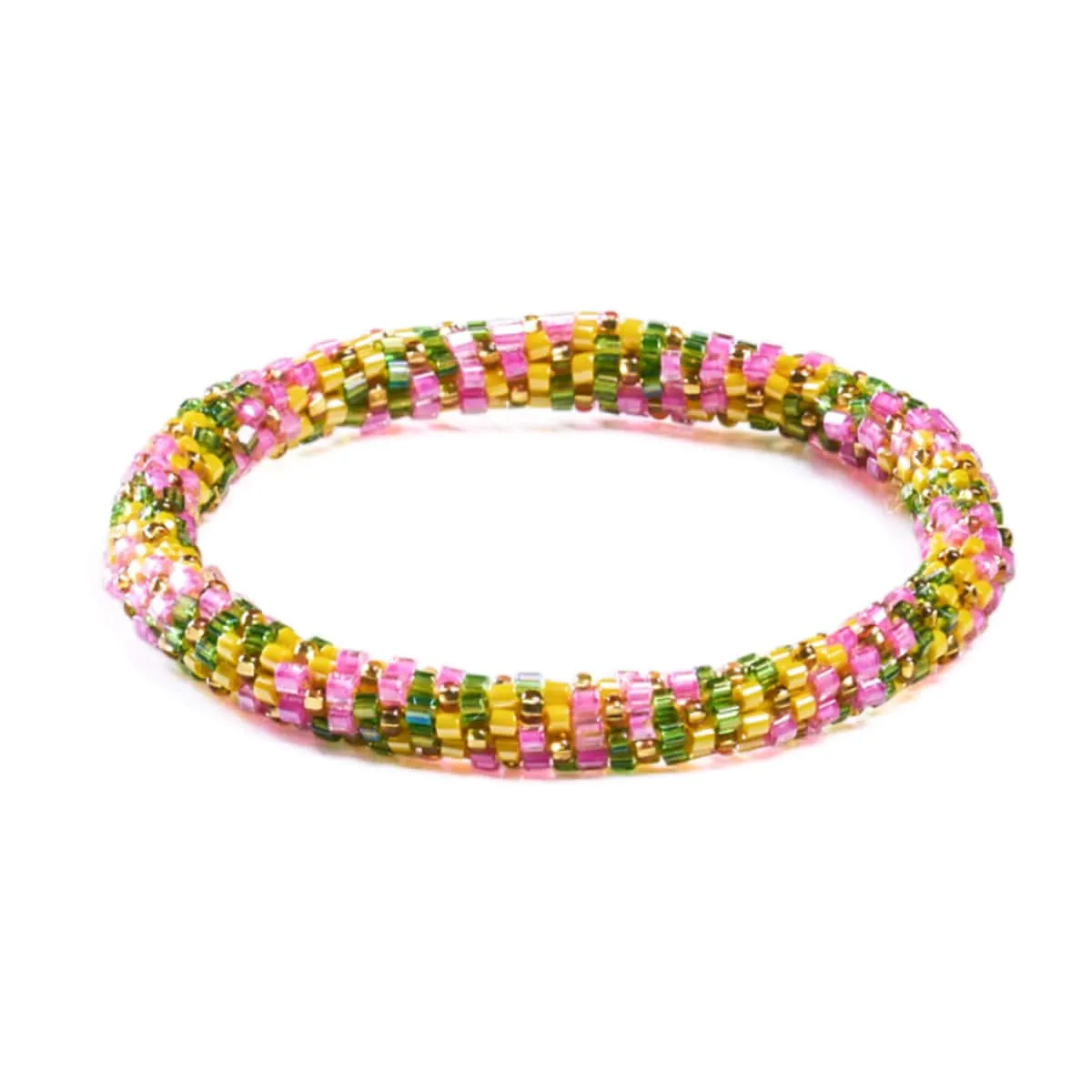 Sunrise Harvest | Himalayan Glass Bead Bracelet