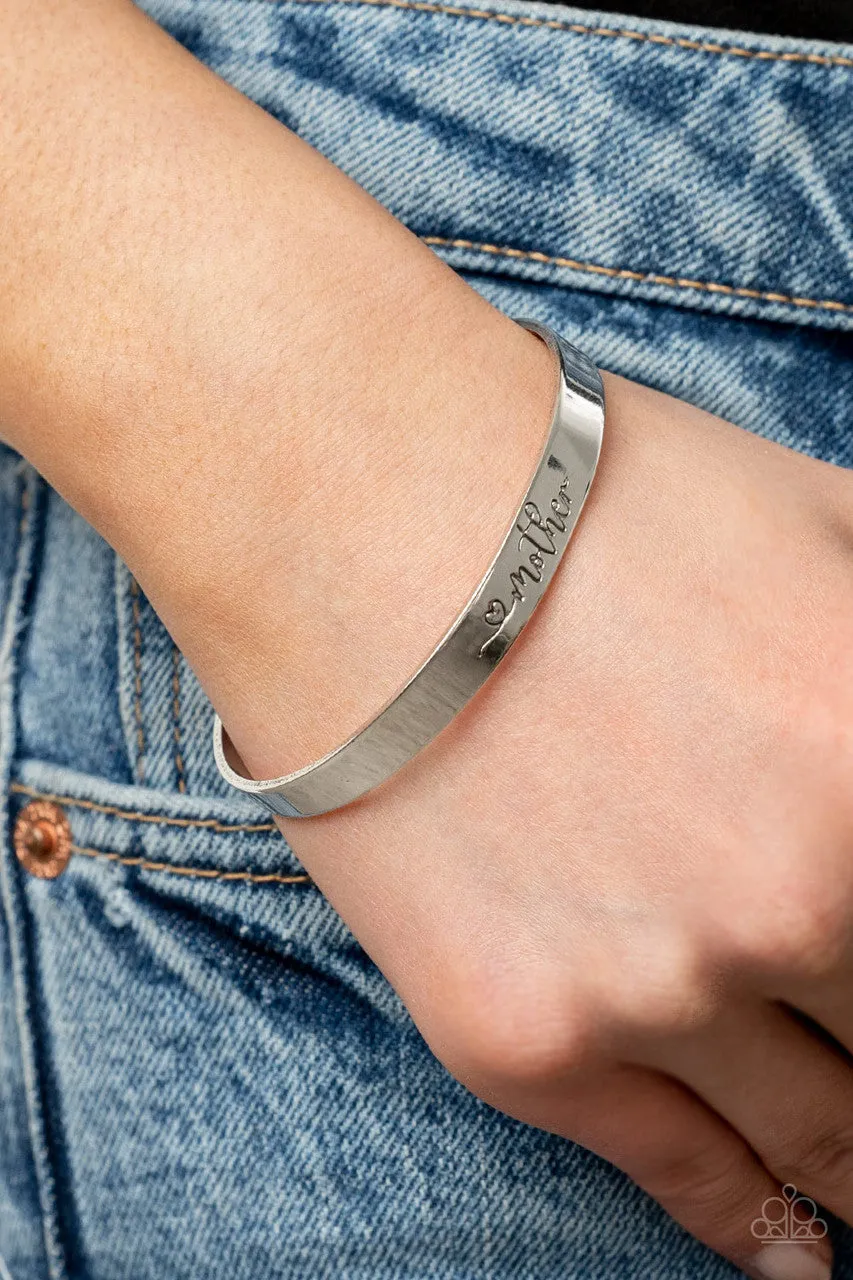 Sweetly Named Silver Paparazzi Bracelet