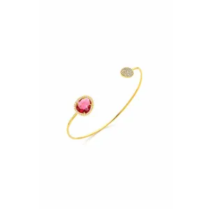 TAI Open Organic Cuff -Gold & Ruby