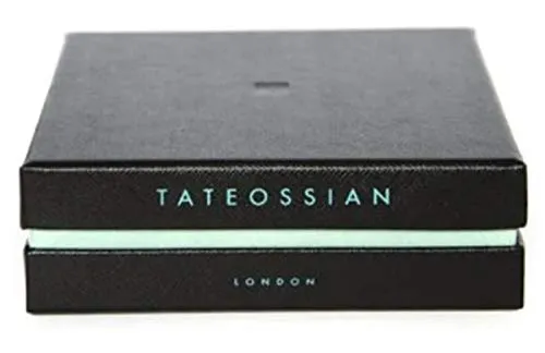 Tateossian Icosahedron Emerald Bracelet, Hematite with Sterling Silver