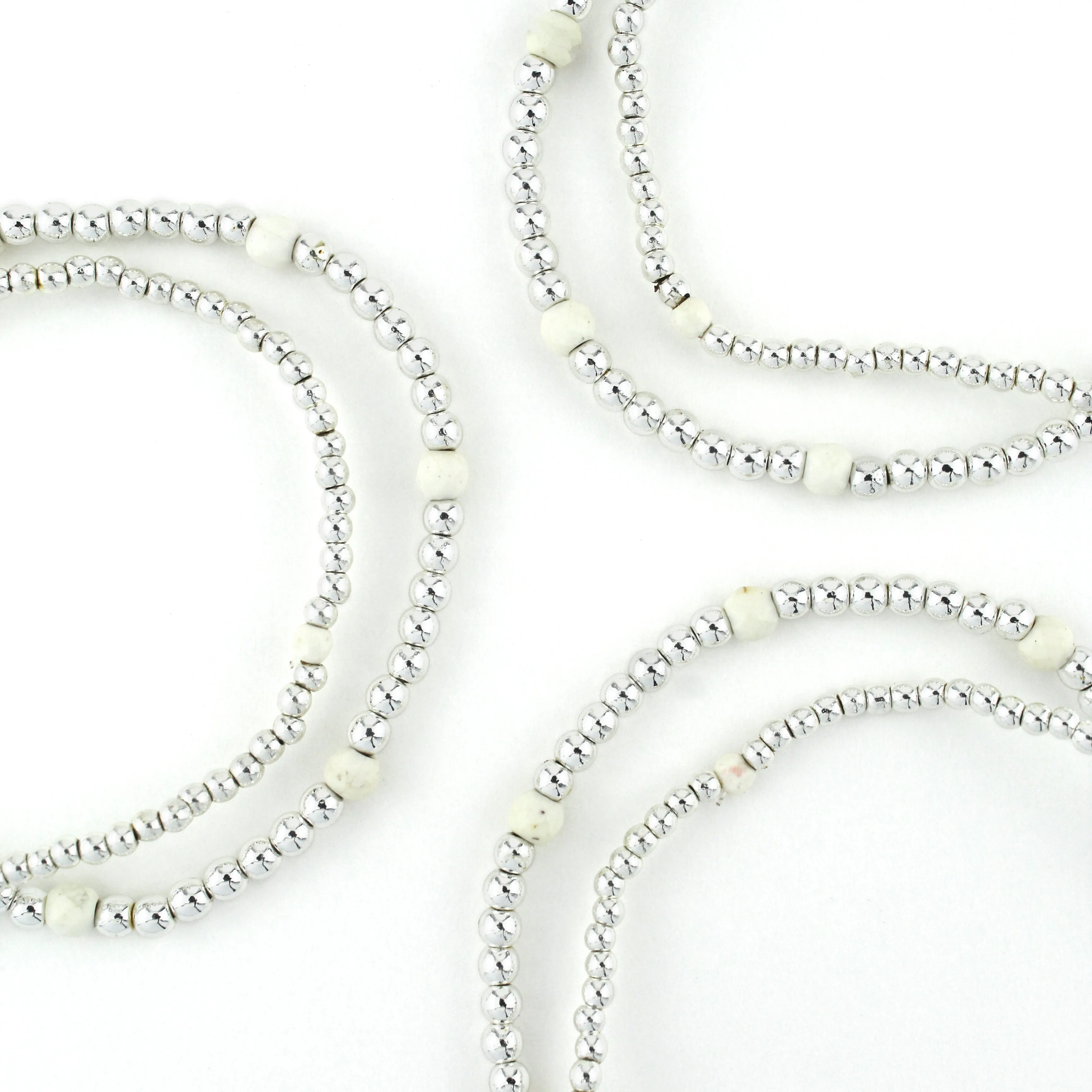 Tatum Starter Stack White/Silver