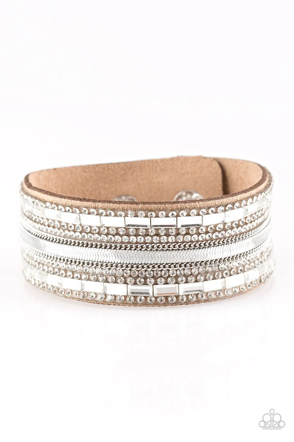 Teasingly Tomboy - Brown Urban Bracelet