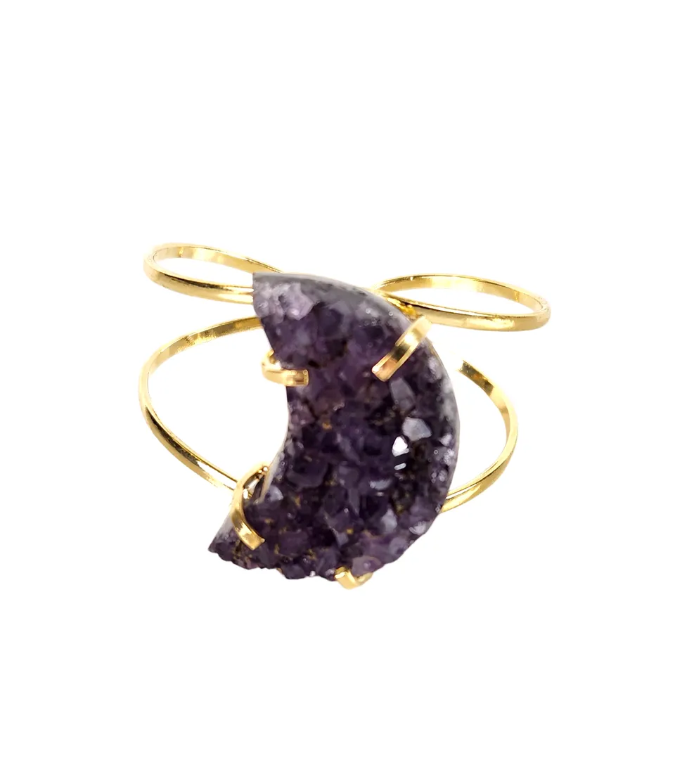 The Lyla Amethyst Cuff Collection