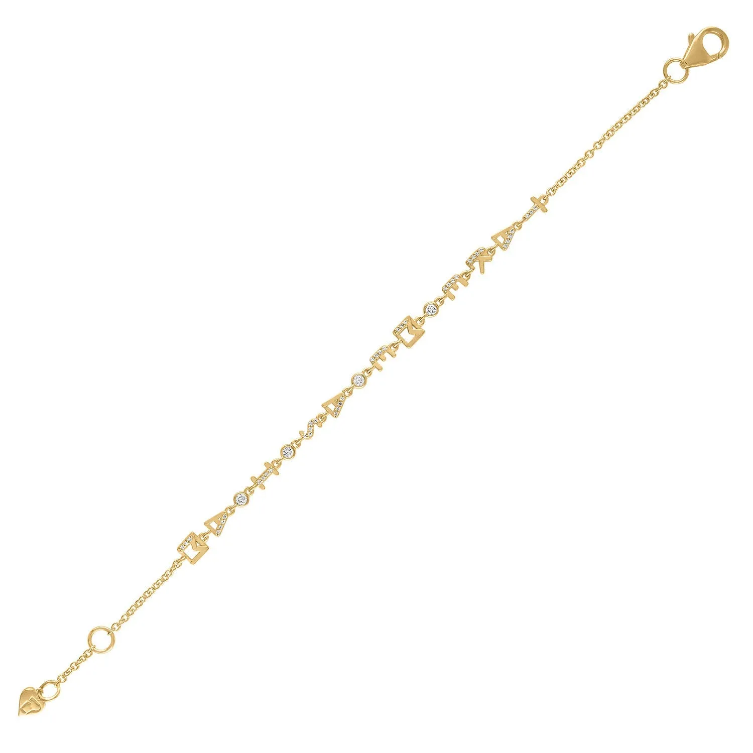 Tiny Letters Bracelet