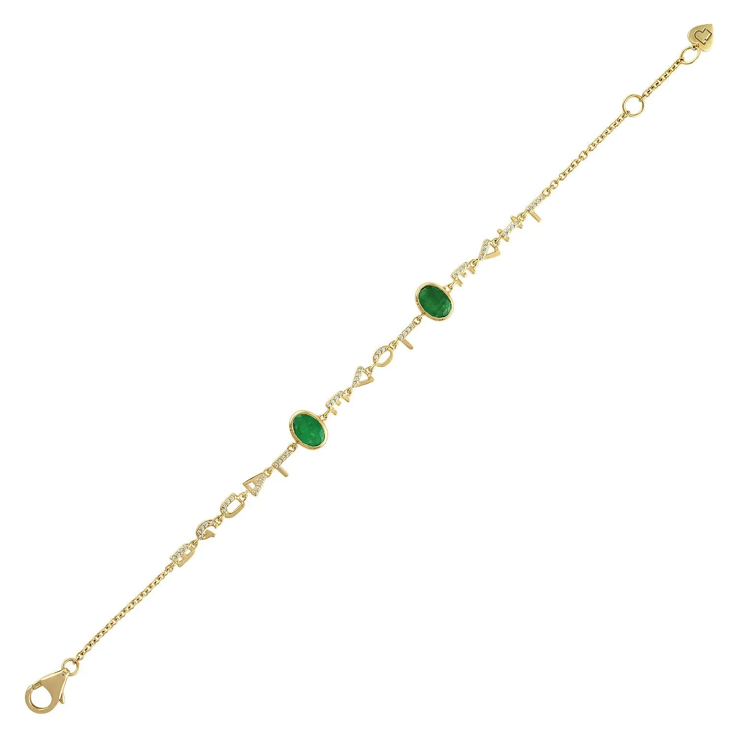 Tiny Letters Bracelet