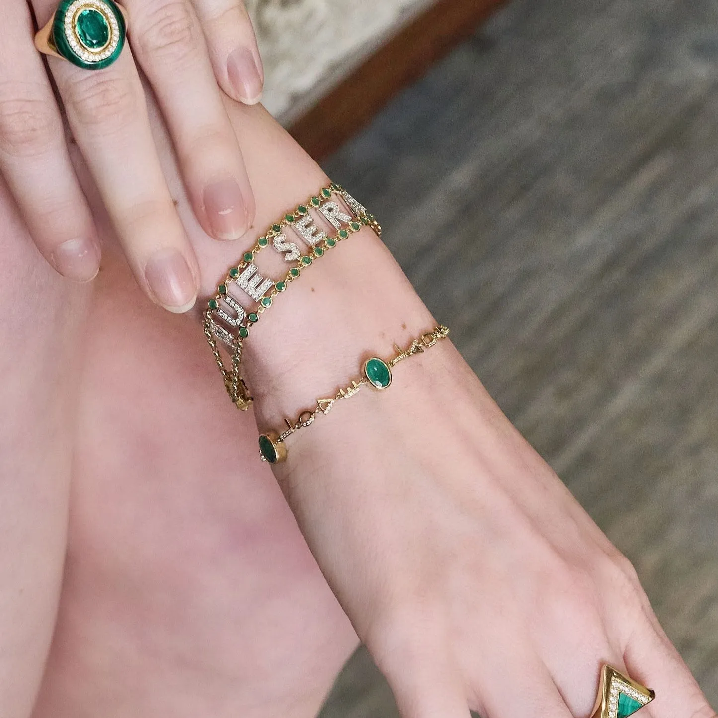 Tiny Letters Bracelet