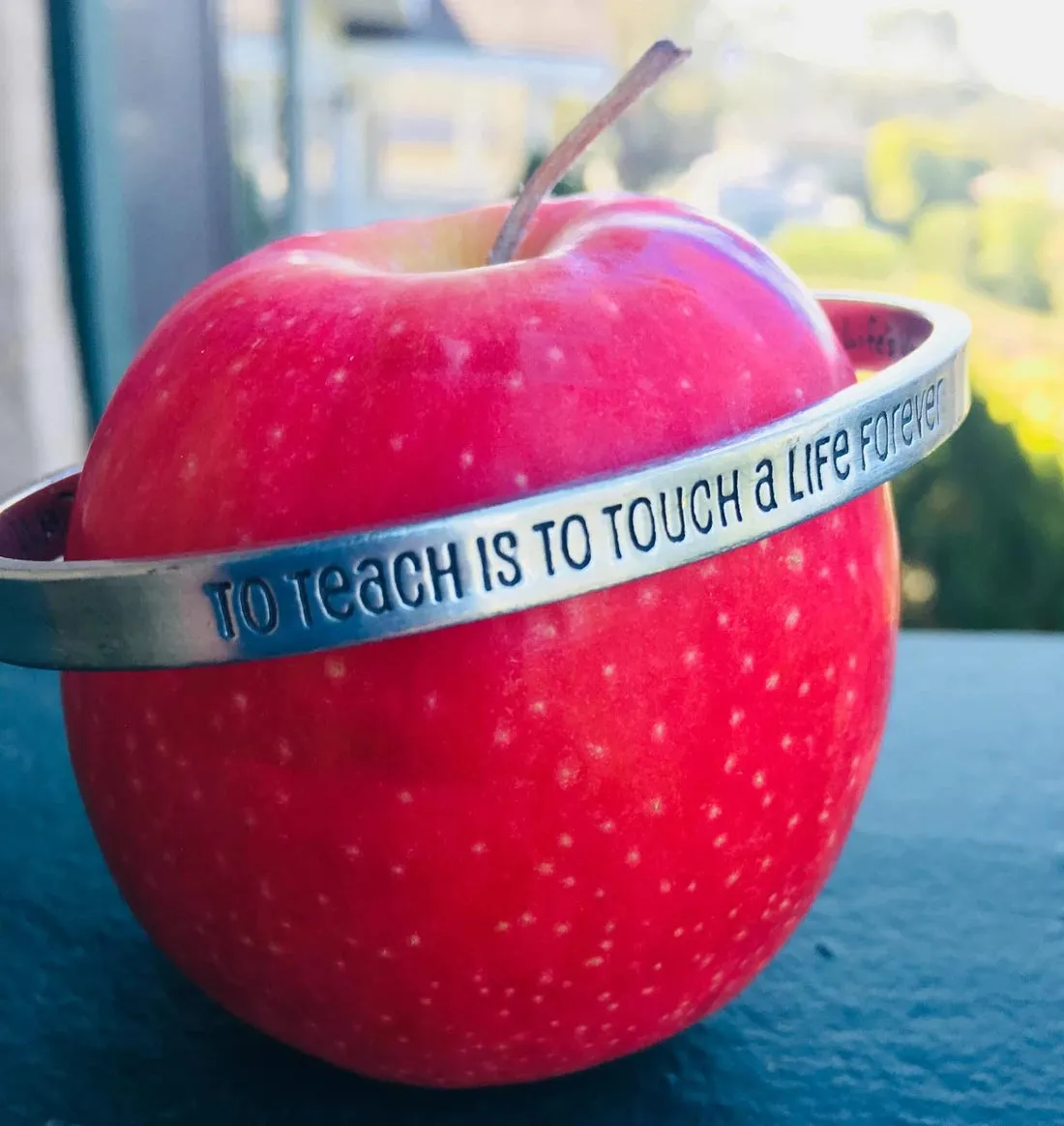 To Teach is to Touch a Life Forever Quotable Cuff