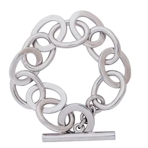 Toggle Bracelet- Sterling Silver  (266BS)