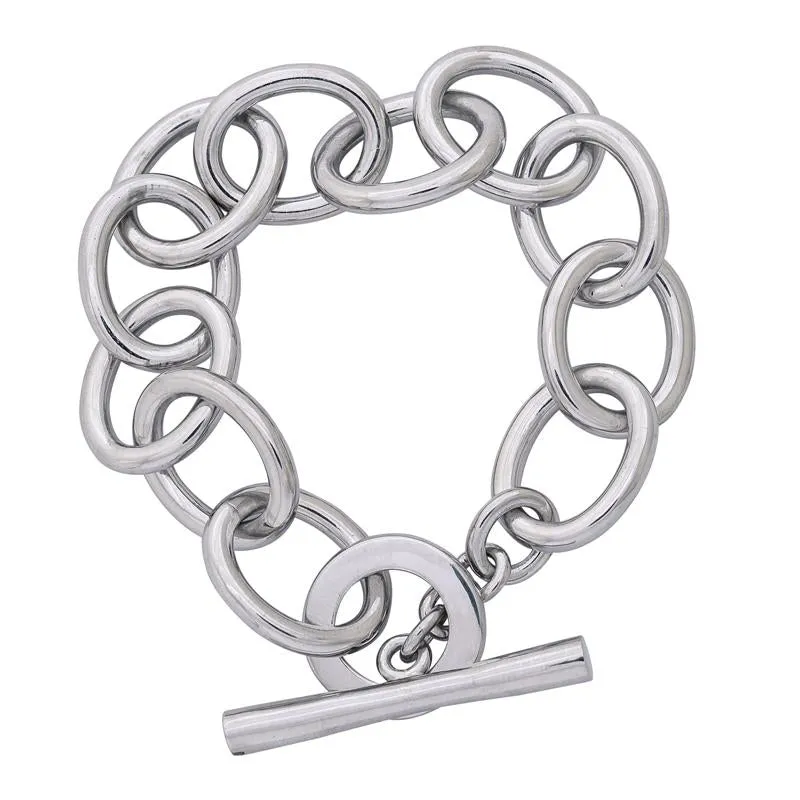 Toggle Bracelet- Sterling Silver  (266ES)