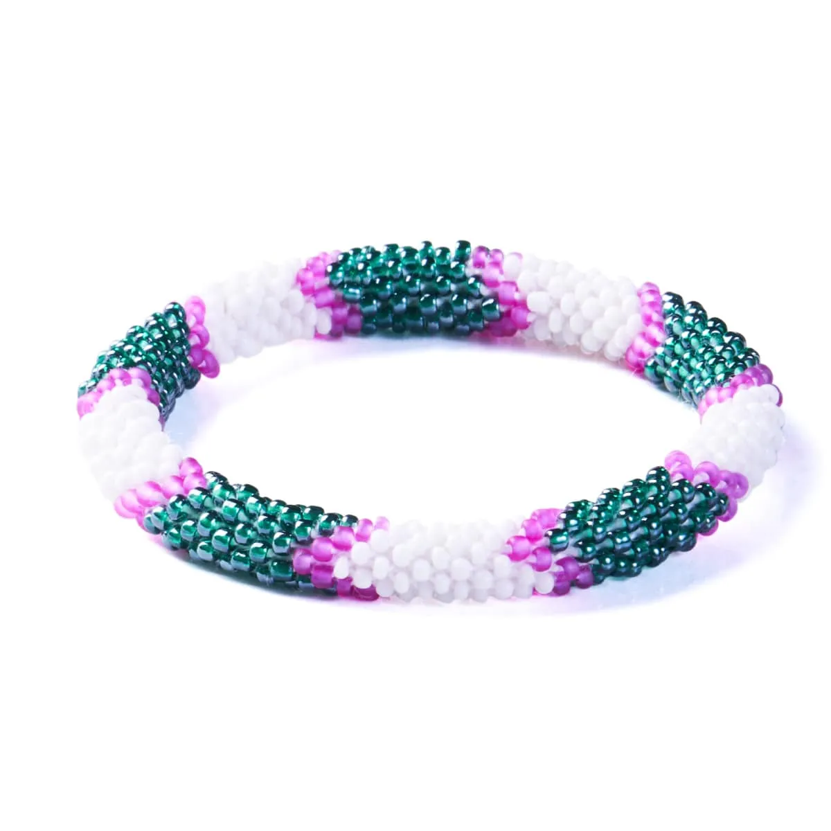 Tradescantia | Himalayan Glass Bead Bracelet