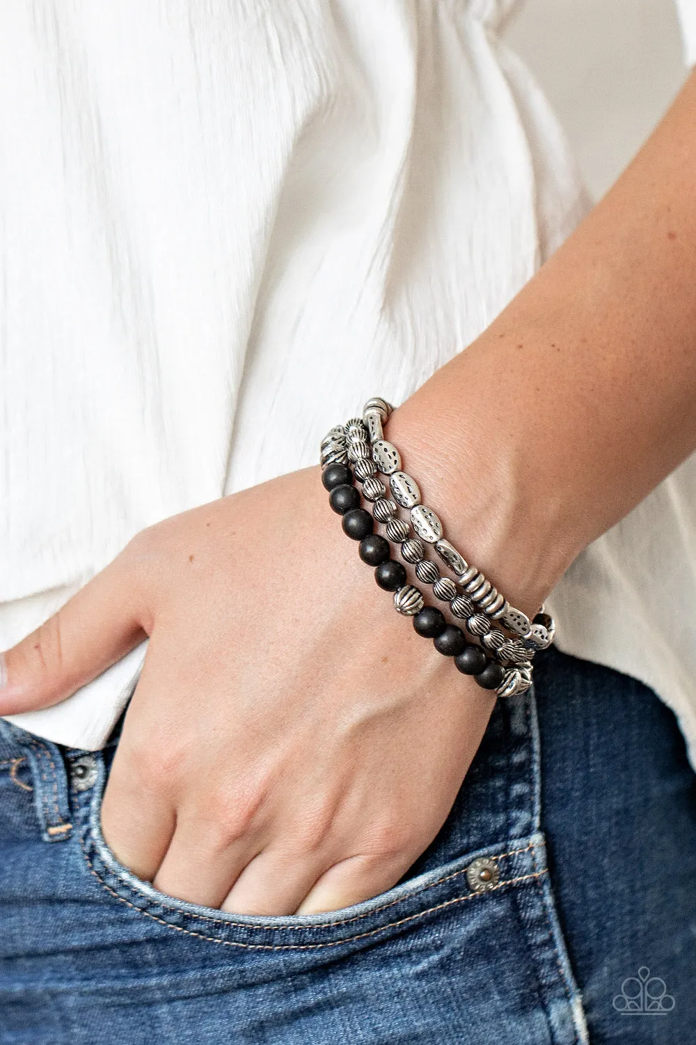 Trail Mix Mecca Black
Bracelet Paparazzi
