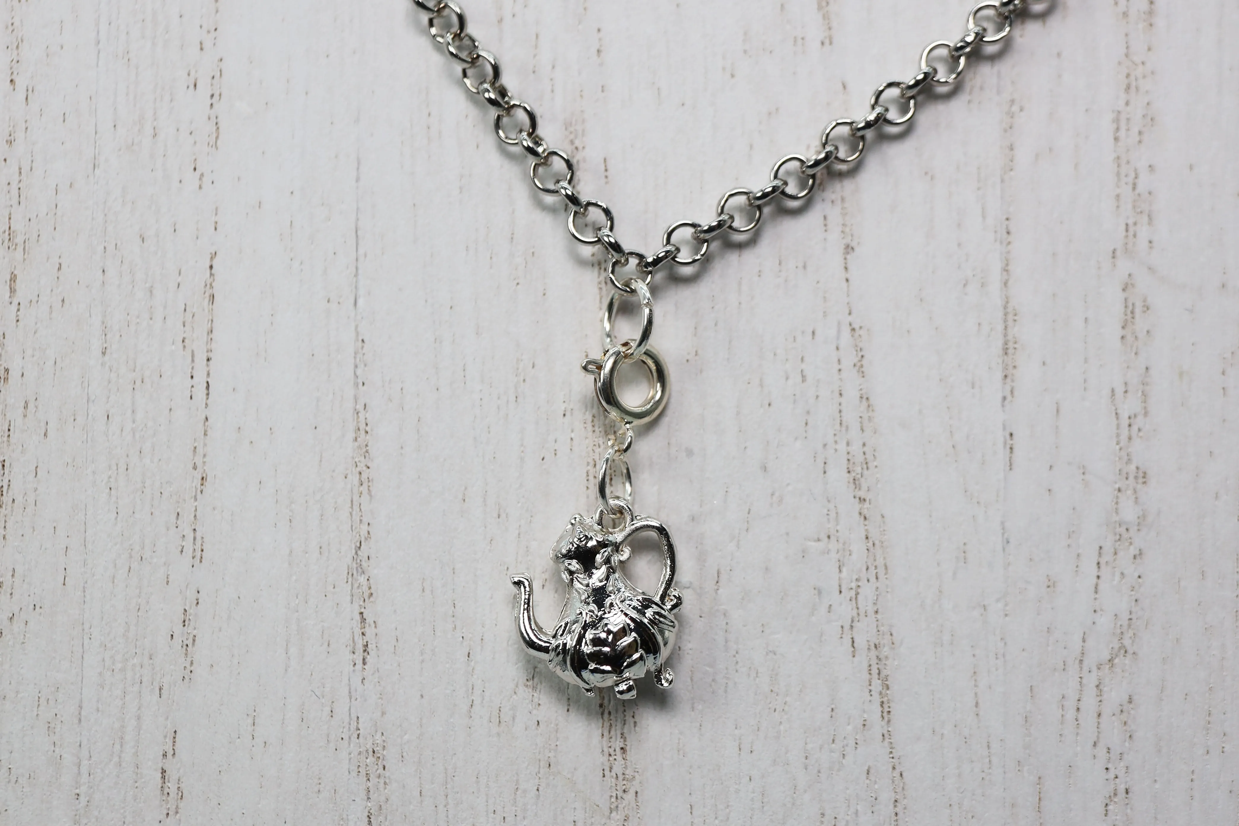 Traveler's Trinkets: Mithril Teapot Charm