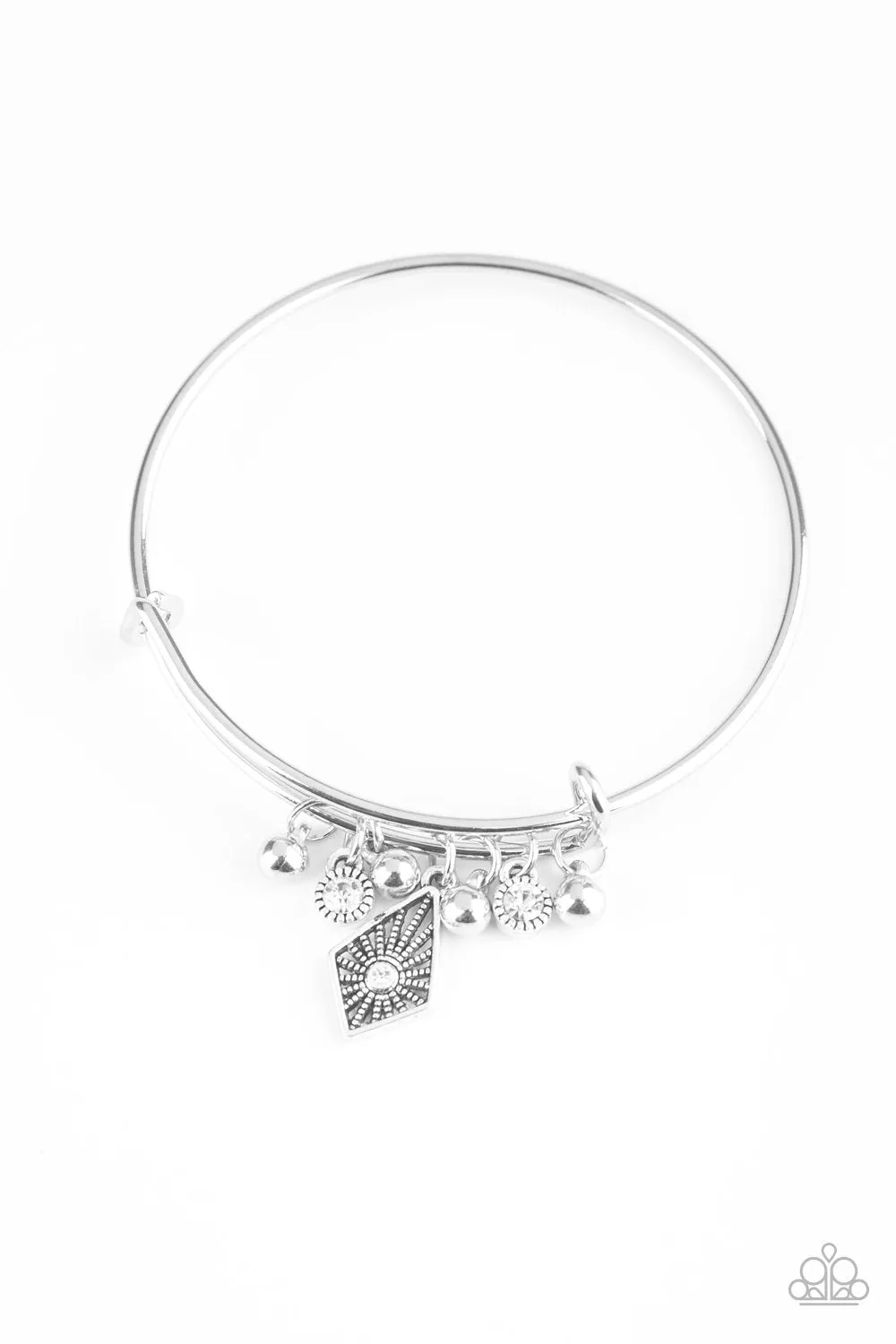 Treasure Charms White Bracelet