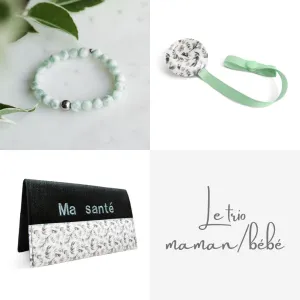 Trio maman/bébé Eucalyptus