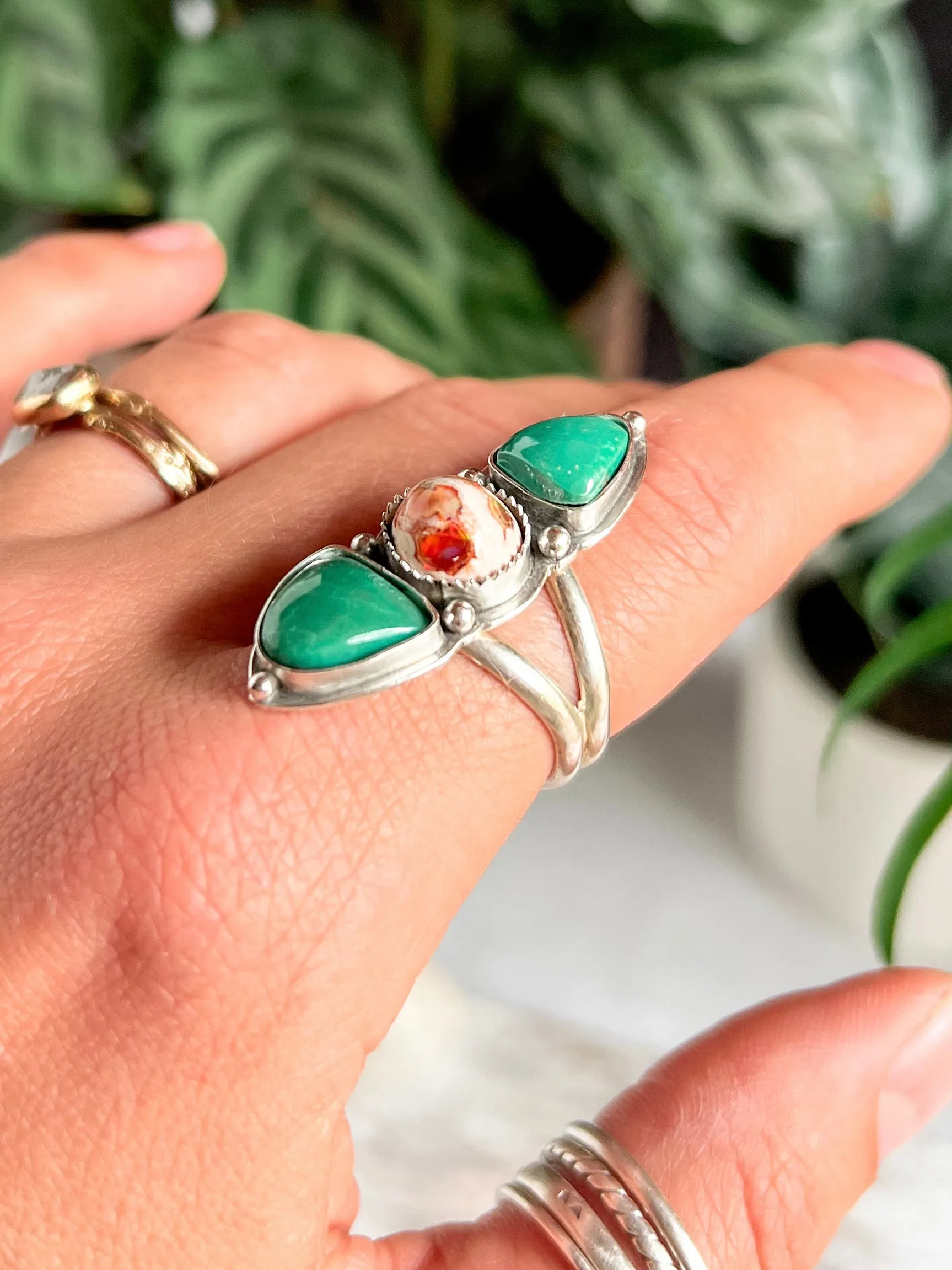 Turquoise   Mexican Fire Opal | Made to Order