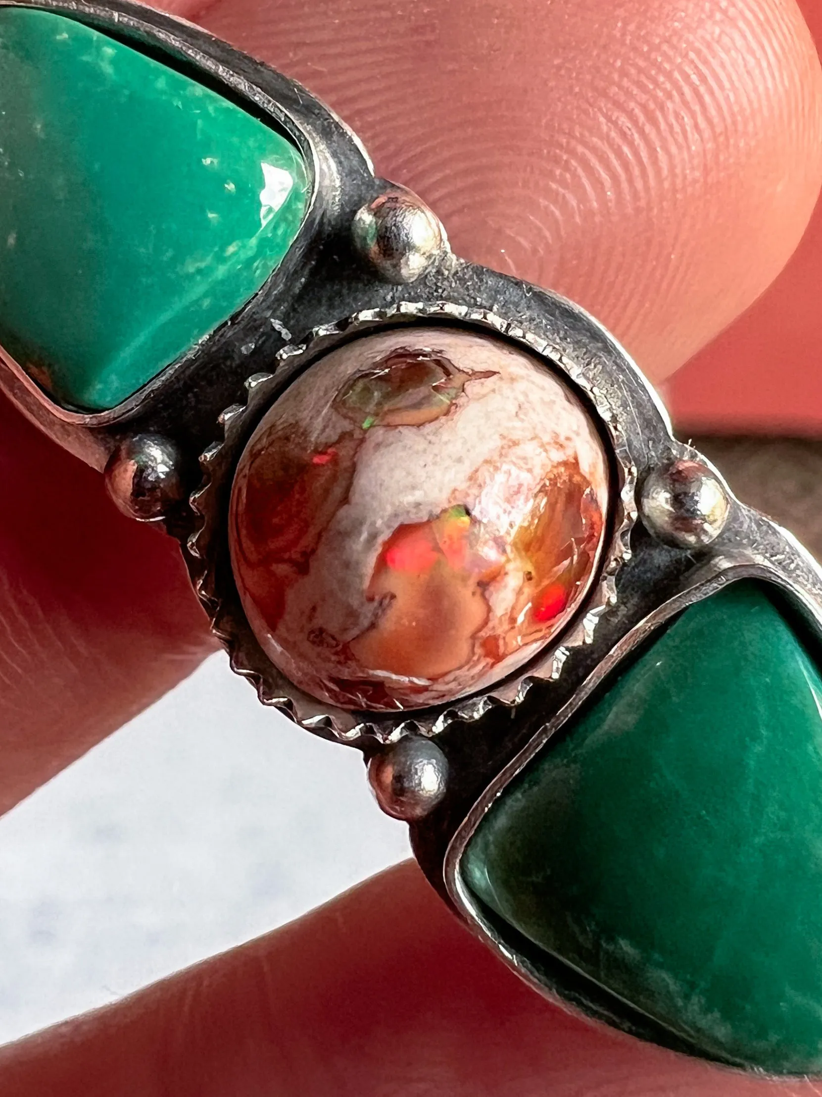 Turquoise   Mexican Fire Opal | Made to Order