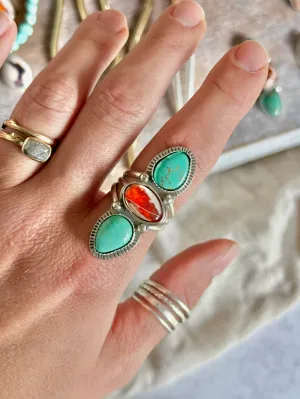 Turquoise   Mexican Fire Opal | Made to Order