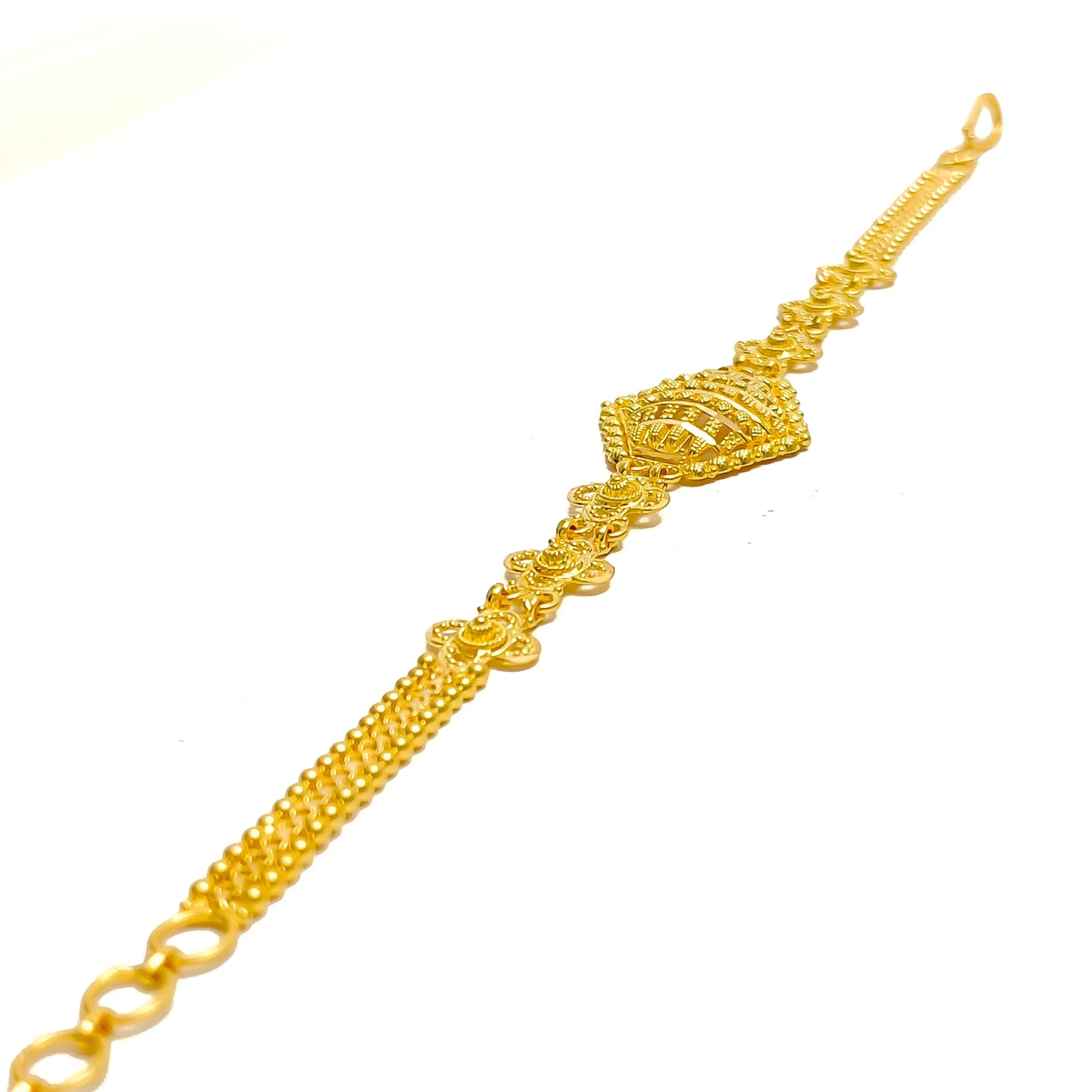 Upscale Fashionable 22k Gold Bracelet