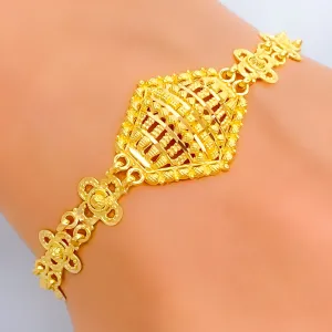 Upscale Fashionable 22k Gold Bracelet