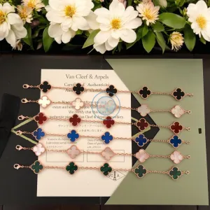 Van Cleef Rose Alhambra Bracelets