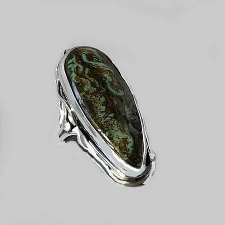 Varicite in Sterling Silver Ring