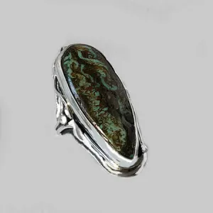 Varicite in Sterling Silver Ring