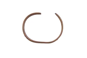 Vintage African Simplistic Flat Cuff Bracelet
