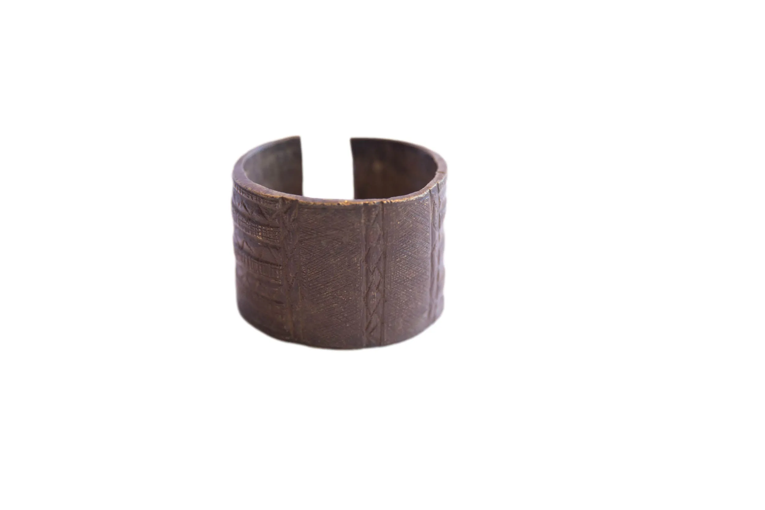 Vintage African Wide Cuff Bracelet
