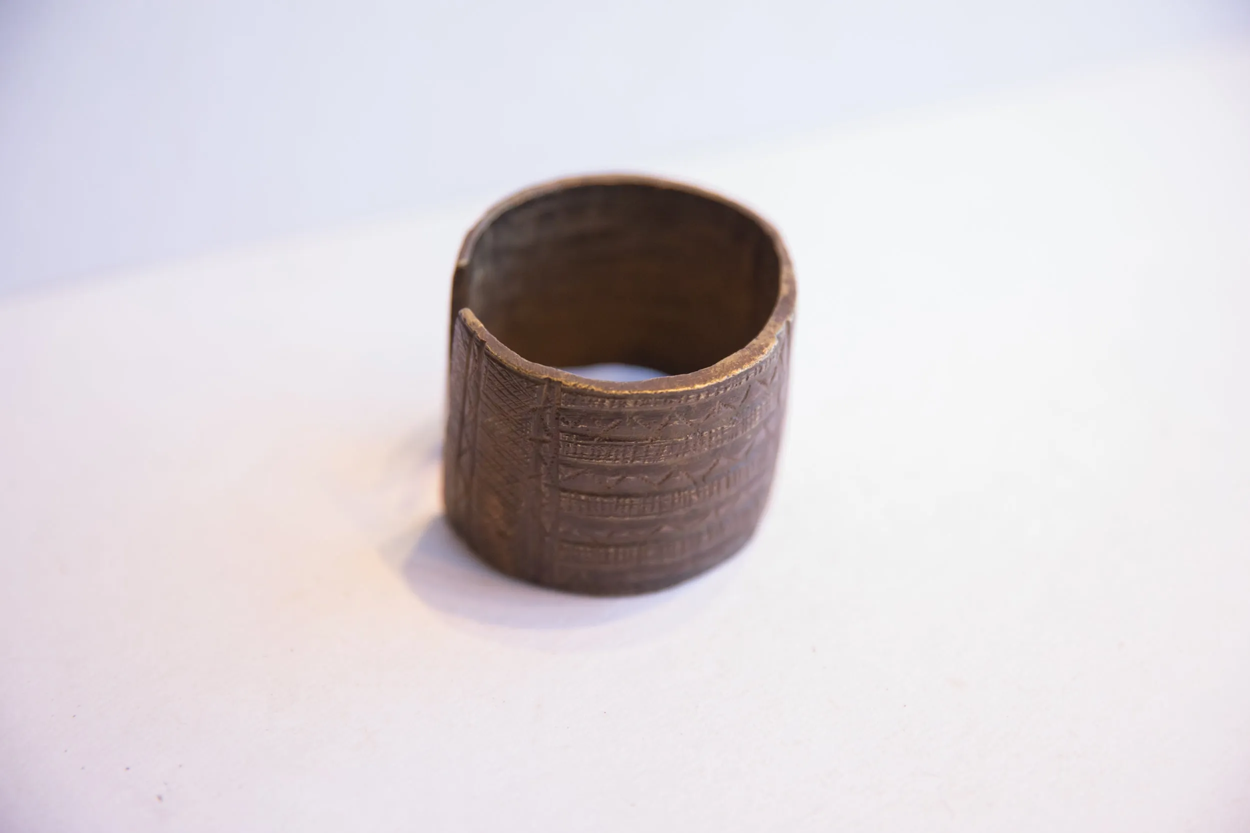 Vintage African Wide Cuff Bracelet