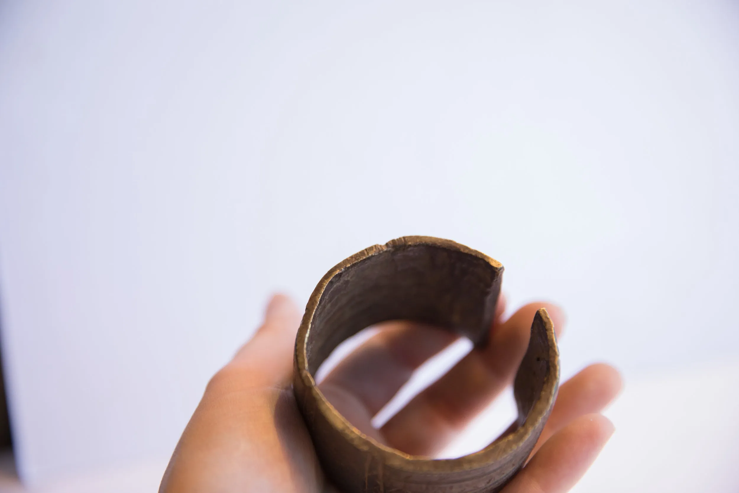Vintage African Wide Cuff Bracelet