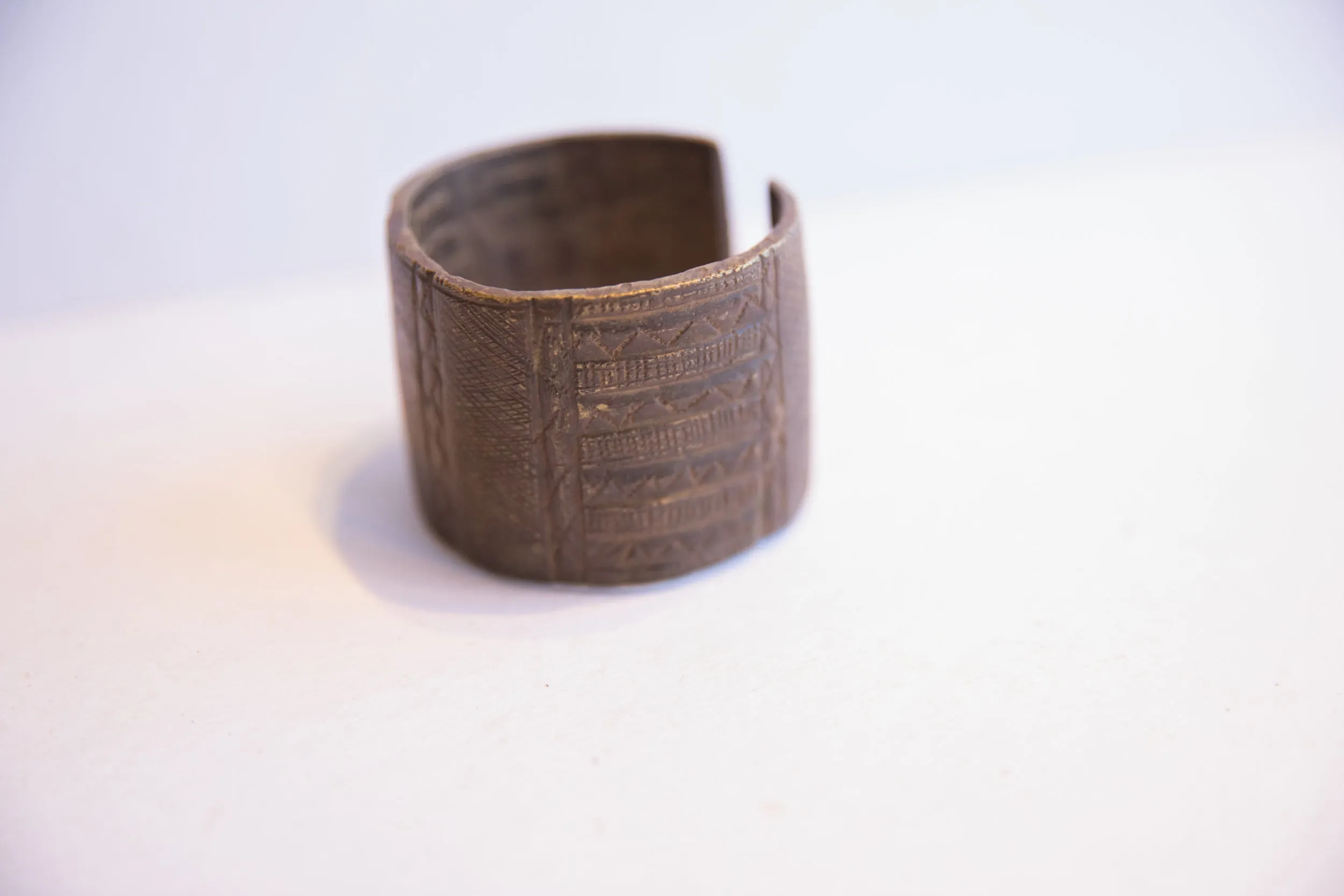 Vintage African Wide Cuff Bracelet
