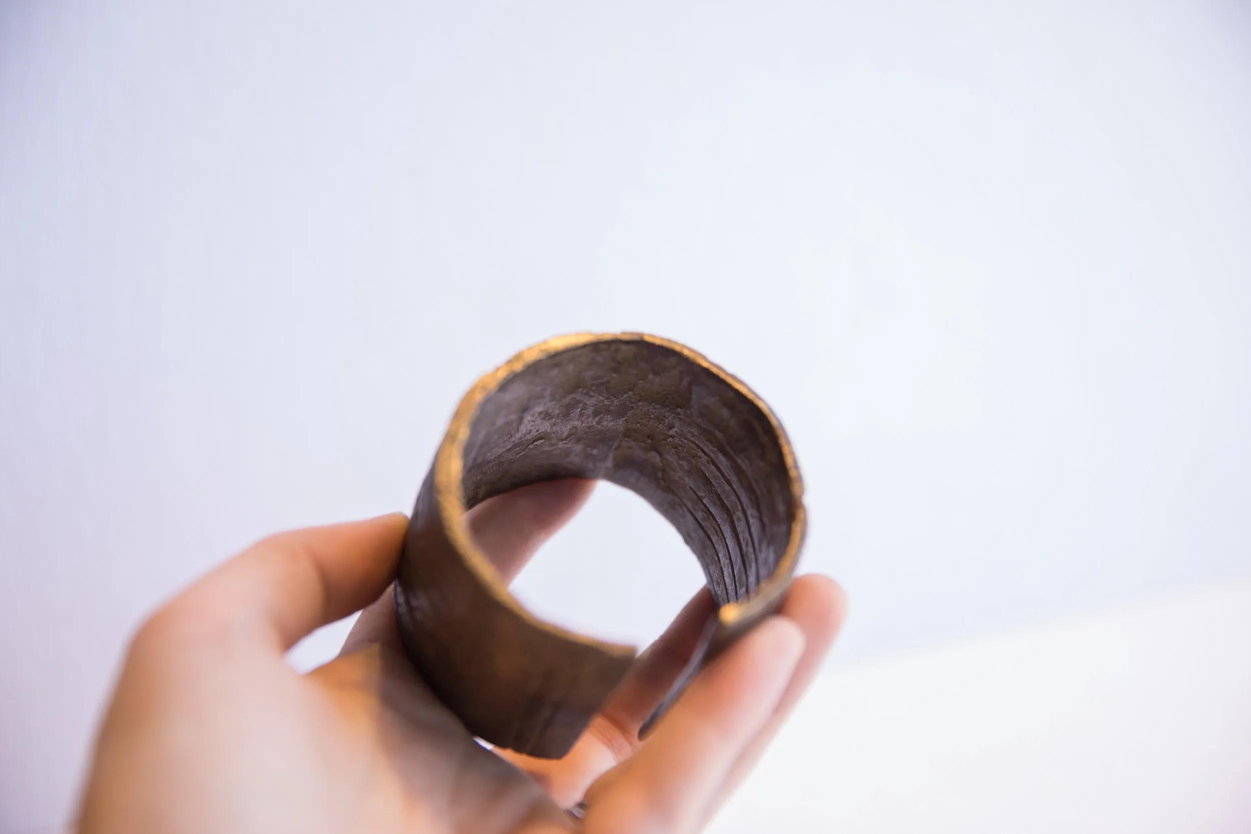 Vintage African Wide Cuff Bracelet