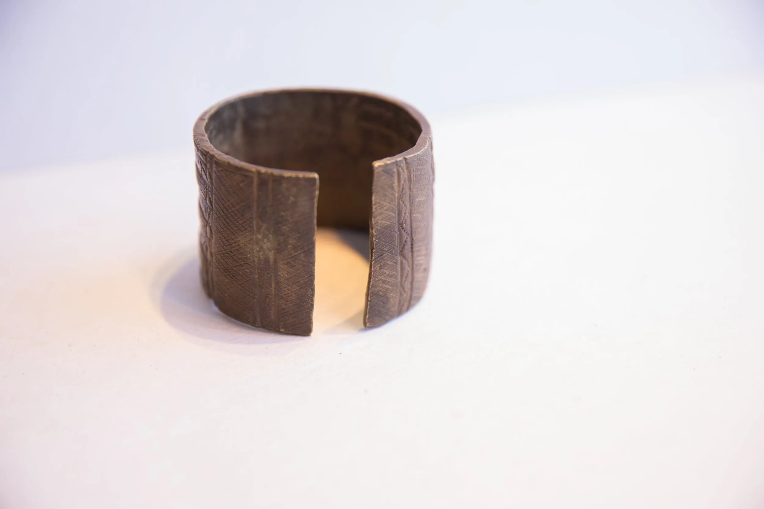 Vintage African Wide Cuff Bracelet