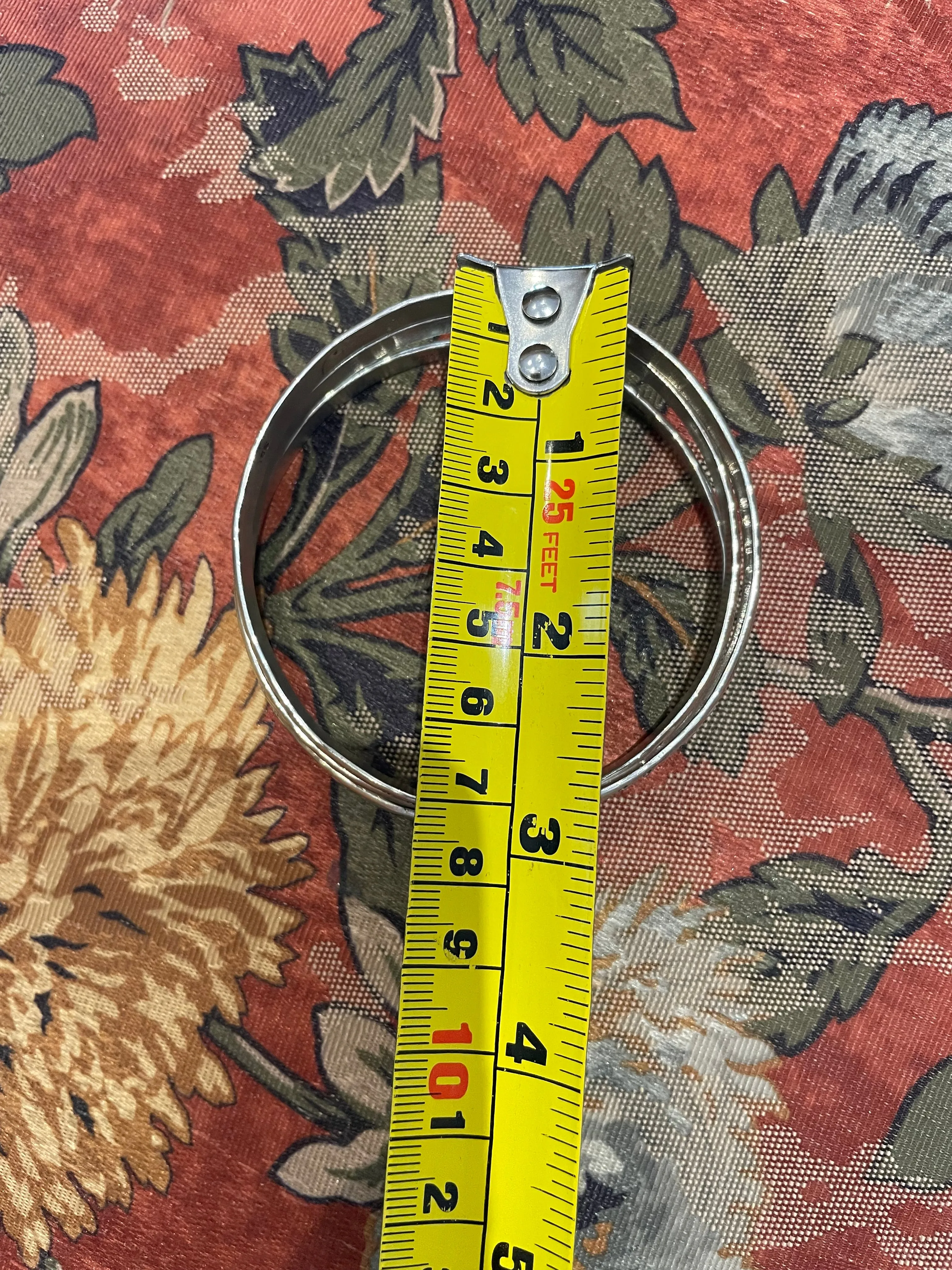 Vintage Silver Bangle Bracelets Set of 3