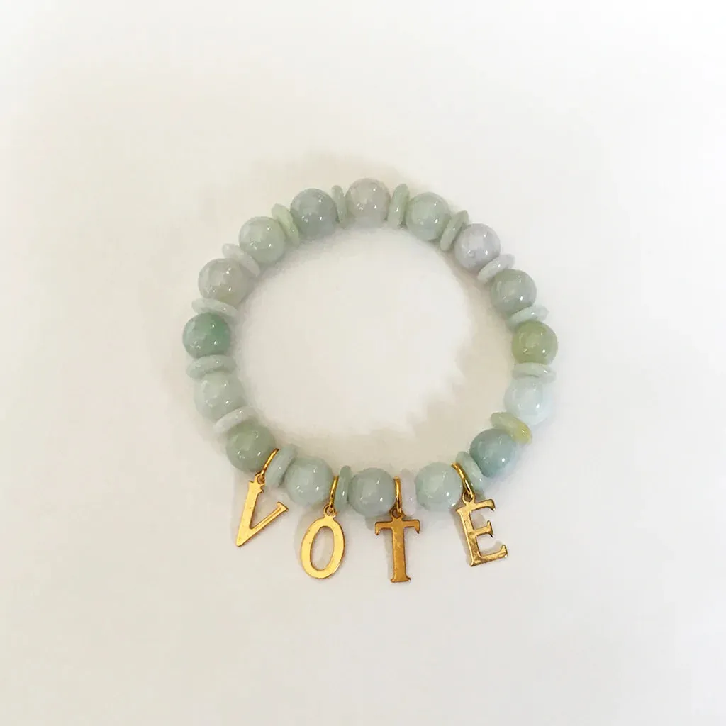 VOTE Jade Stretch Bracelet