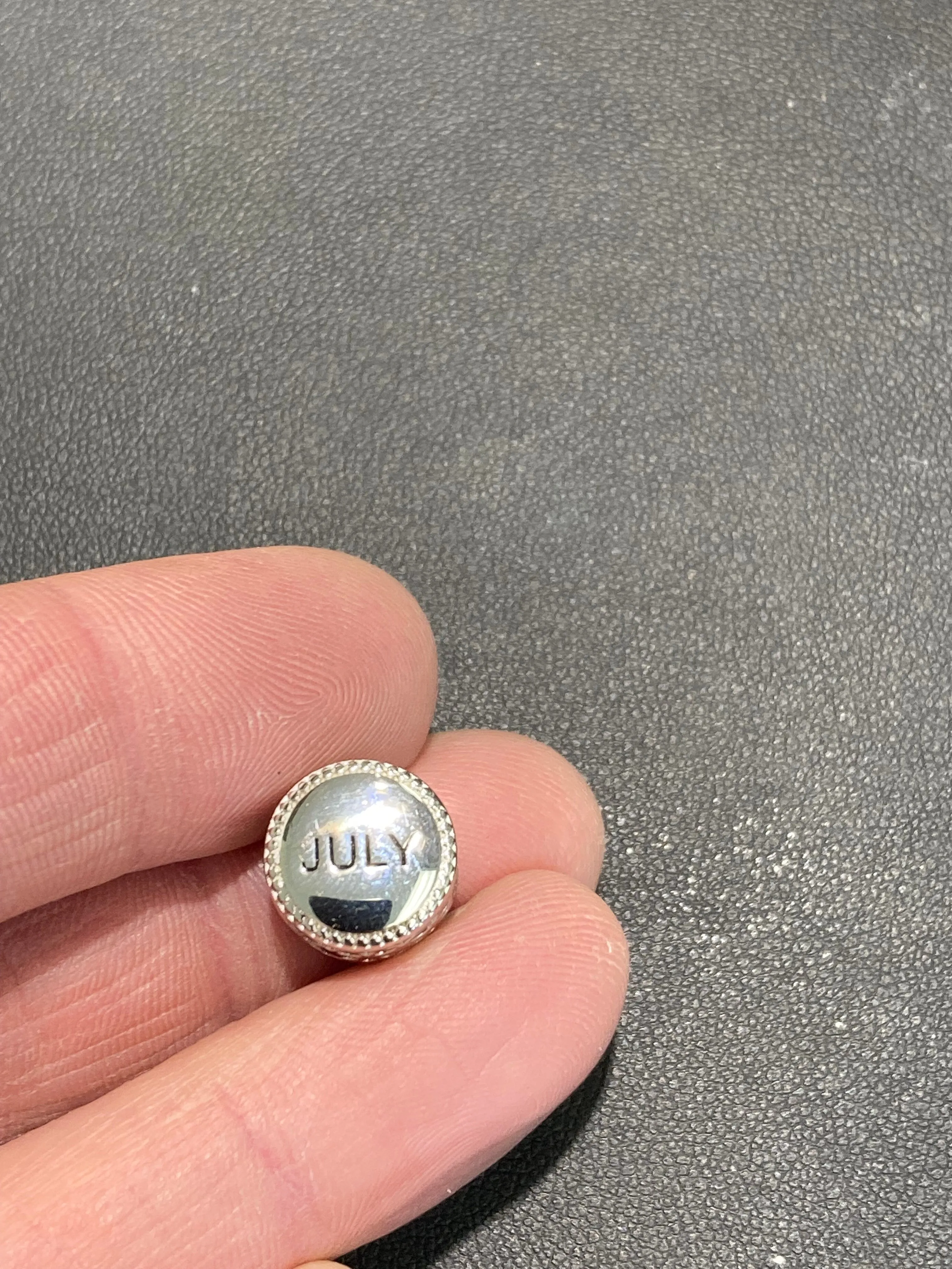 Waterlily Silver Bead