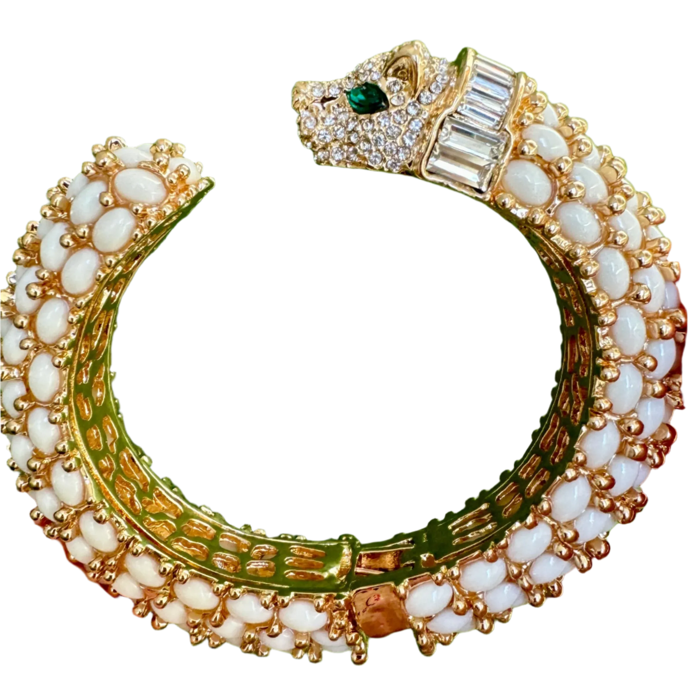 White Panther Bracelet