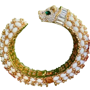 White Panther Bracelet