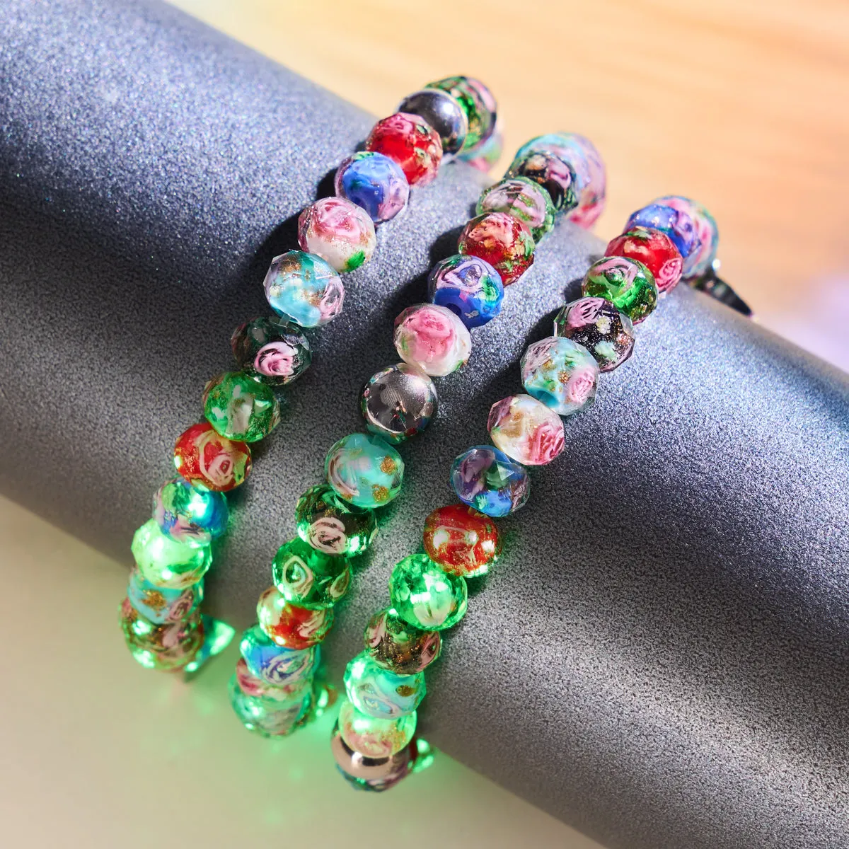Wildflowers | Firefly Glass Diamonds Bracelet