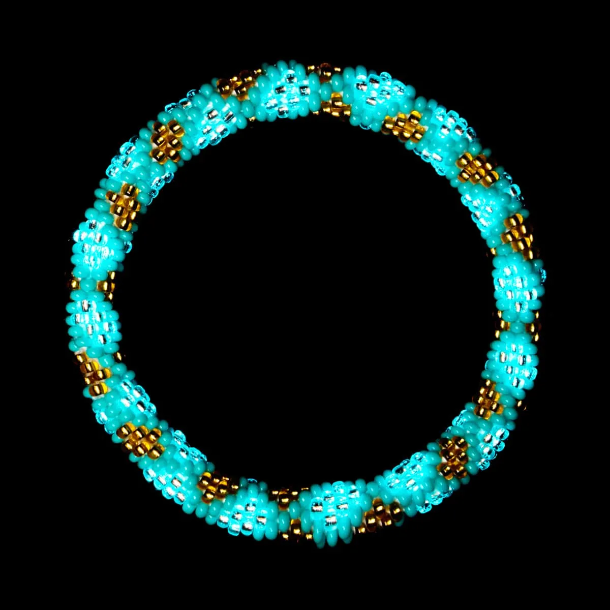 Winter Wizard | Himalayan Glass Bead Bracelet