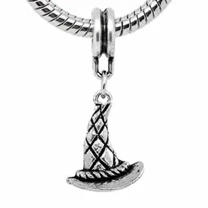 Wizard/witch Hat European Bead Compatible for Most European Snake Chain Bracelet
