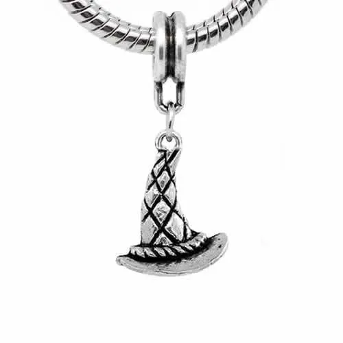 Wizard/witch Hat European Bead Compatible for Most European Snake Chain Bracelet