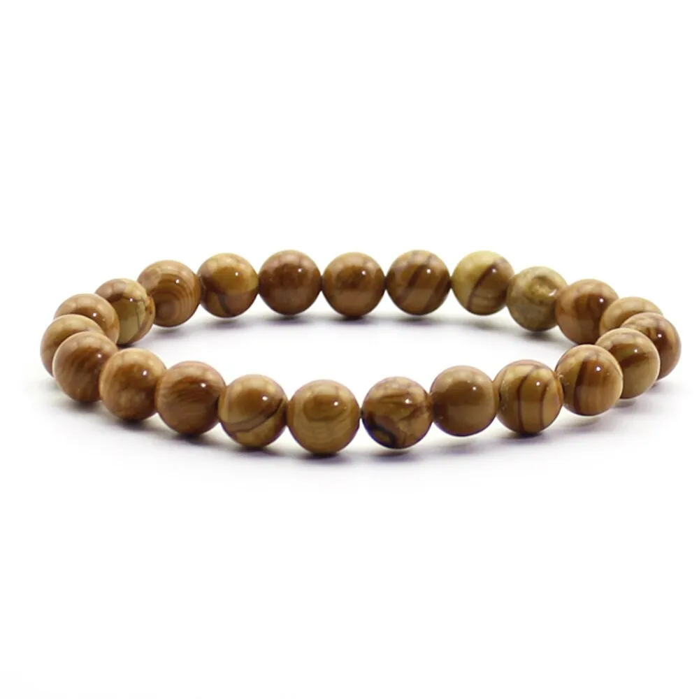 Women Men Natural Stone Quartz Bracelets Tiger Eye