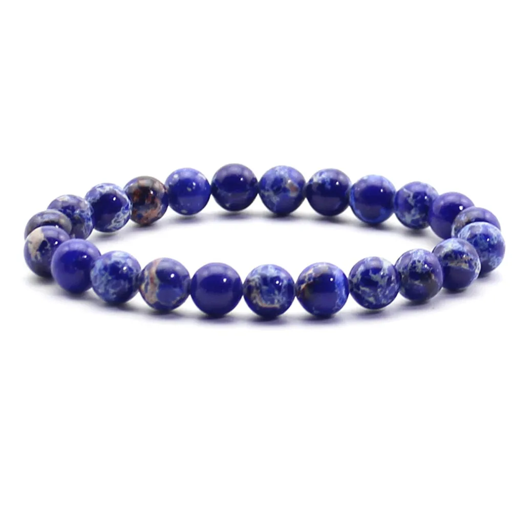 Women Men Natural Stone Quartz Bracelets Tiger Eye
