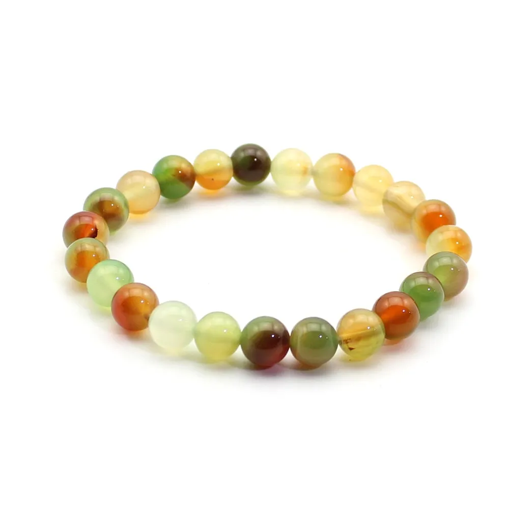 Women Men Natural Stone Quartz Bracelets Tiger Eye