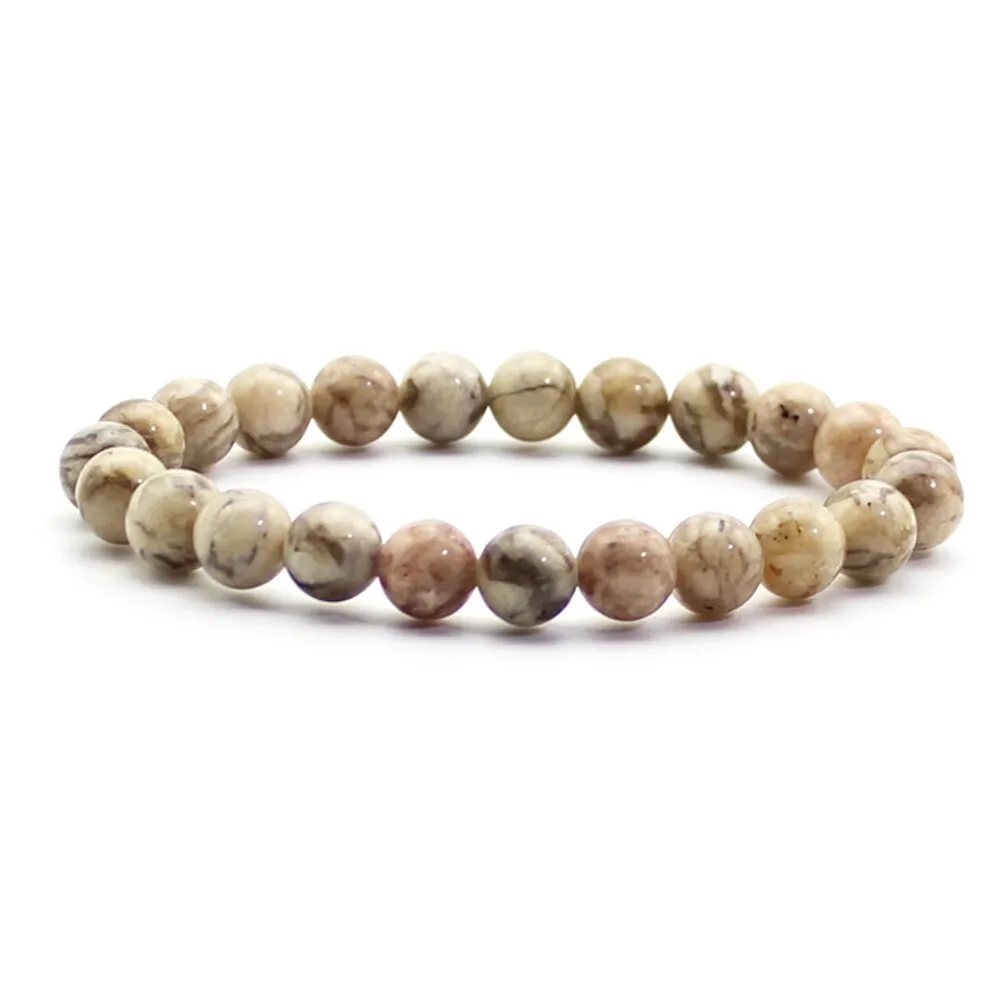Women Men Natural Stone Quartz Bracelets Tiger Eye
