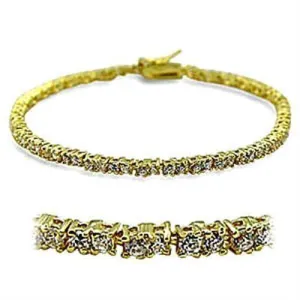 Women's Bracelets 415802 - Gold Brass Bracelet with AAA