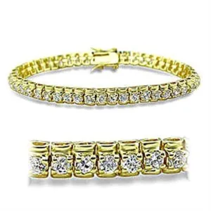 Women's Bracelets 415906 - Gold Brass Bracelet with AAA