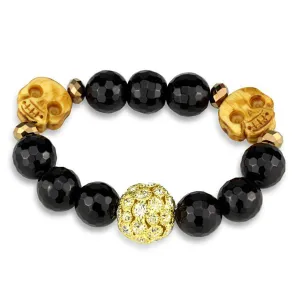 Women's Bracelets - LO3776 - Gold Brass Bracelet with